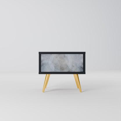 MUTED ARC nattduksbord i svart finish