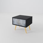MUTED ARC Nightstand in Black Finish