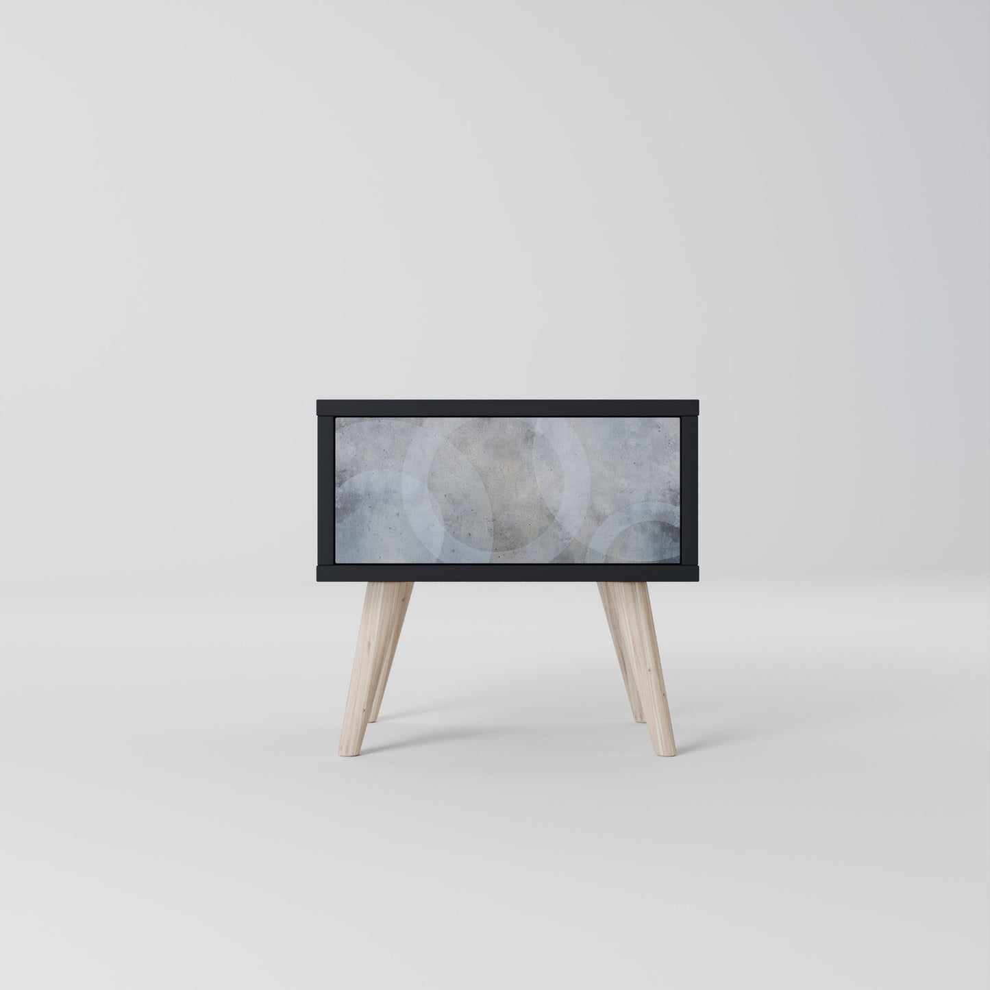 MUTED ARC nattduksbord i svart finish
