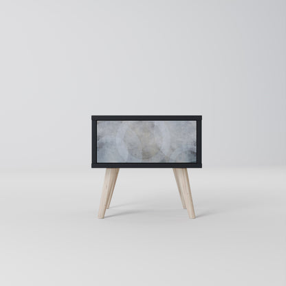MUTED ARC nattduksbord i svart finish
