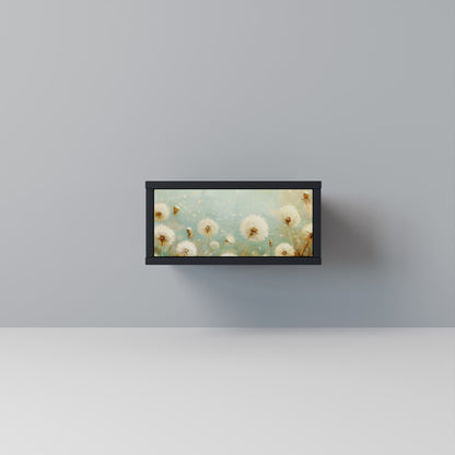 DREAMY MEADOW Nattduksbord i svart finish