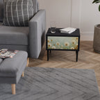 DREAMY MEADOW Nightstand in Black Finish