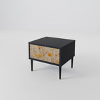 MORNING GLADE Nightstand in Black Finish