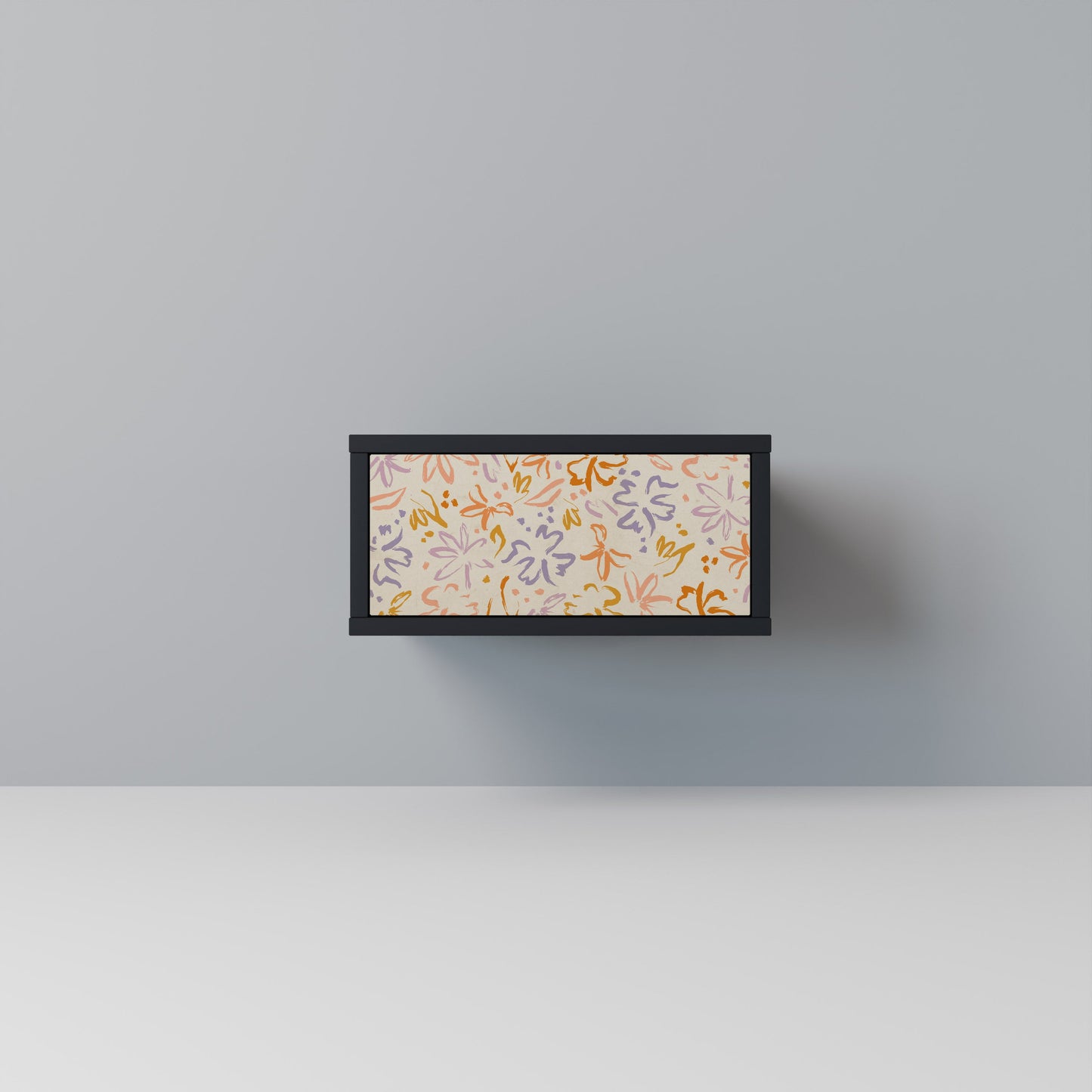 SPRING WHIMSY Nattduksbord i svart finish