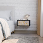 SPRING WHIMSY Nightstand in Black Finish