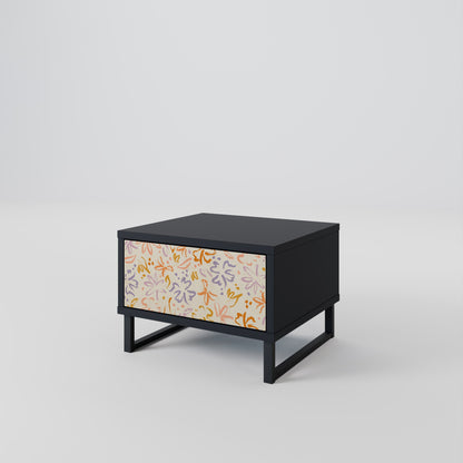SPRING WHIMSY Nattduksbord i svart finish