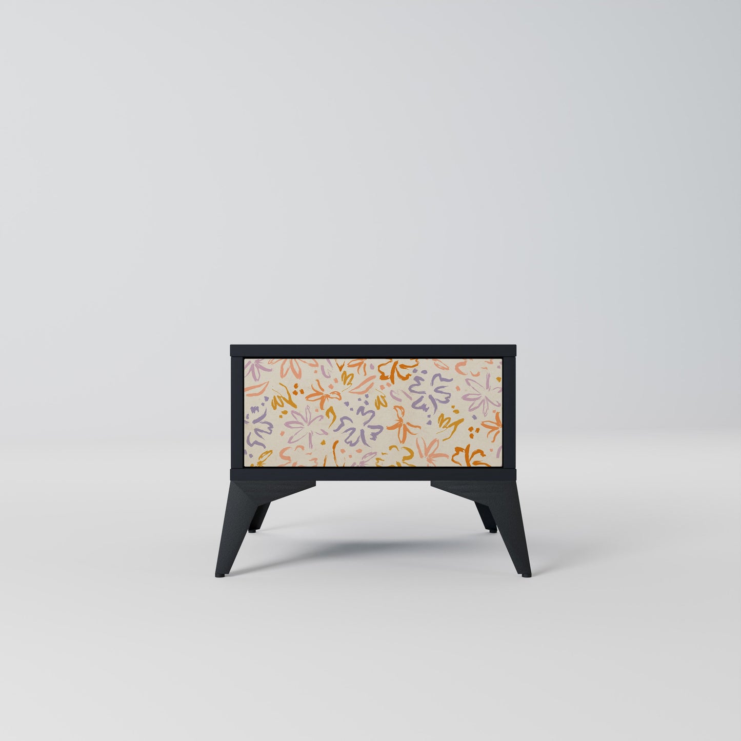SPRING WHIMSY Nattduksbord i svart finish