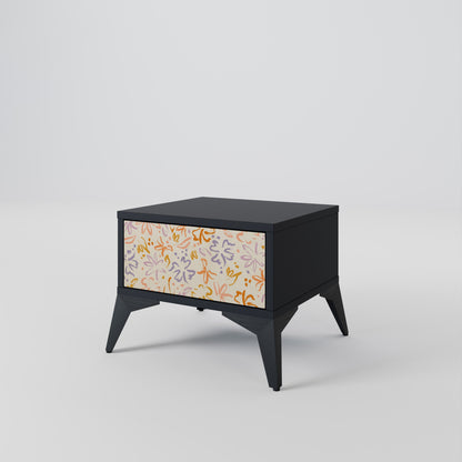 SPRING WHIMSY Nattduksbord i svart finish