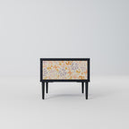 SPRING WHIMSY Nightstand in Black Finish