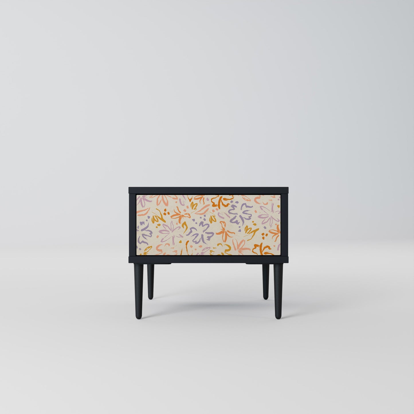 SPRING WHIMSY Nattduksbord i svart finish