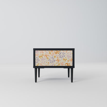 SPRING WHIMSY Nattduksbord i svart finish