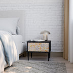 SPRING WHIMSY Nightstand in Black Finish