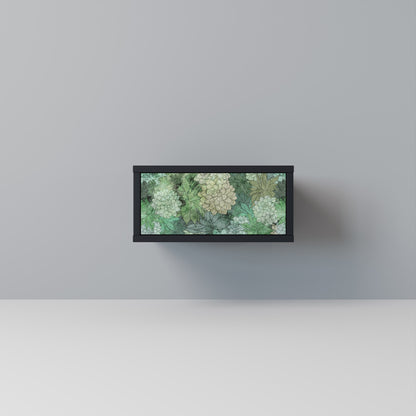 SUCCULENT CLUSTER nattduksbord i svart finish