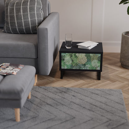 SUCCULENT CLUSTER nattduksbord i svart finish