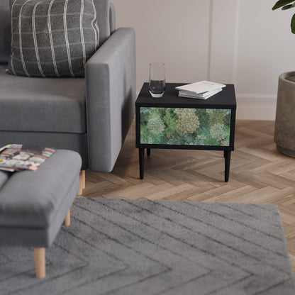 SUCCULENT CLUSTER nattduksbord i svart finish