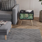 SUCCULENT CLUSTER Nightstand in Black Finish