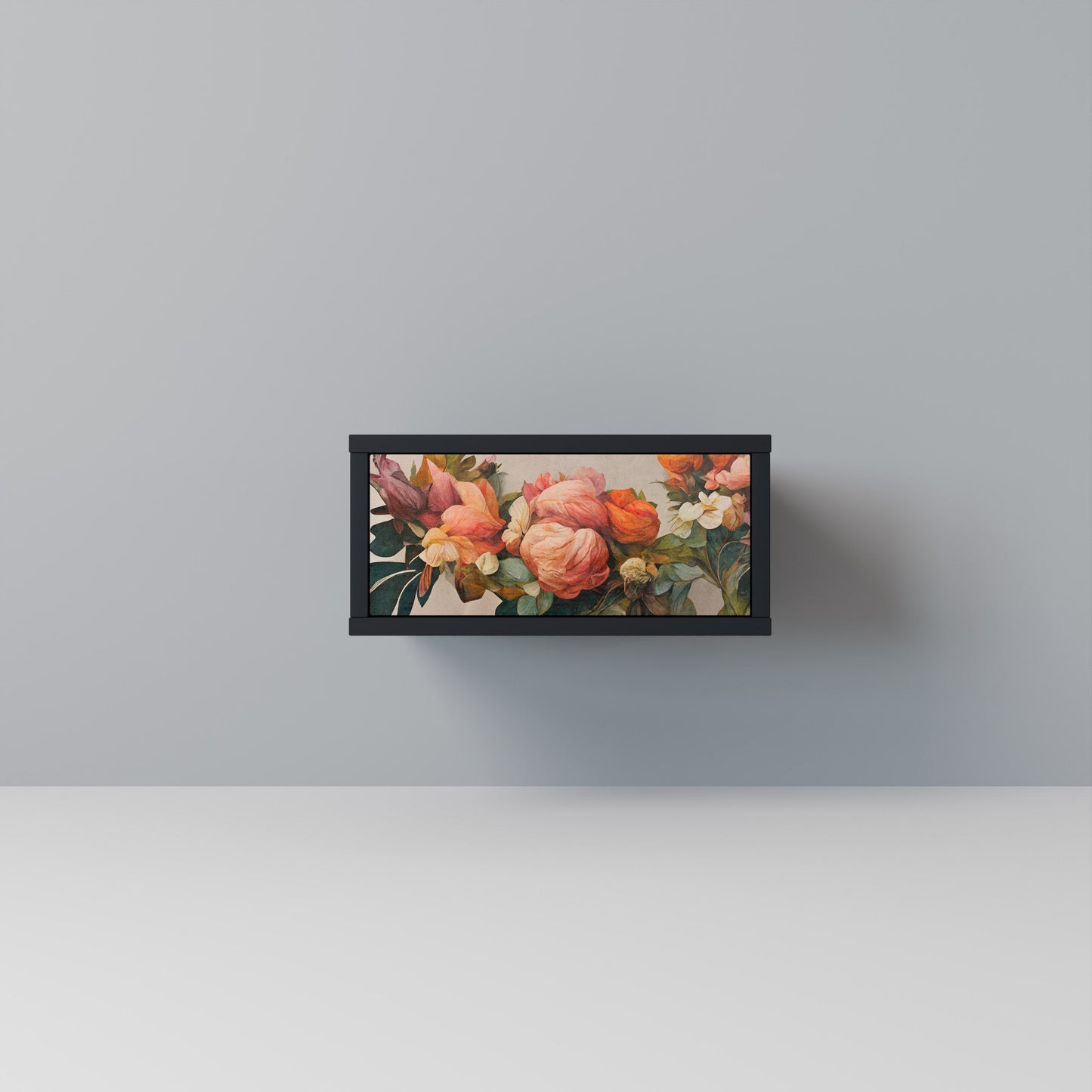 STYLISH BEAUTY Nattduksbord i svart finish