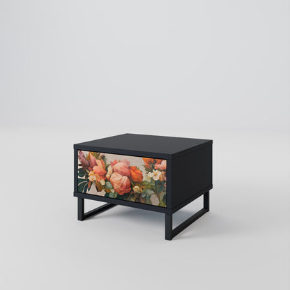 STYLISH BEAUTY Nattduksbord i svart finish