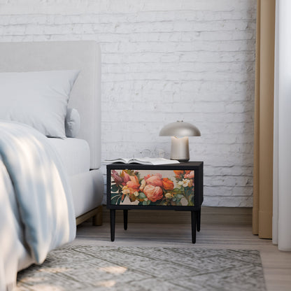 STYLISH BEAUTY Nattduksbord i svart finish