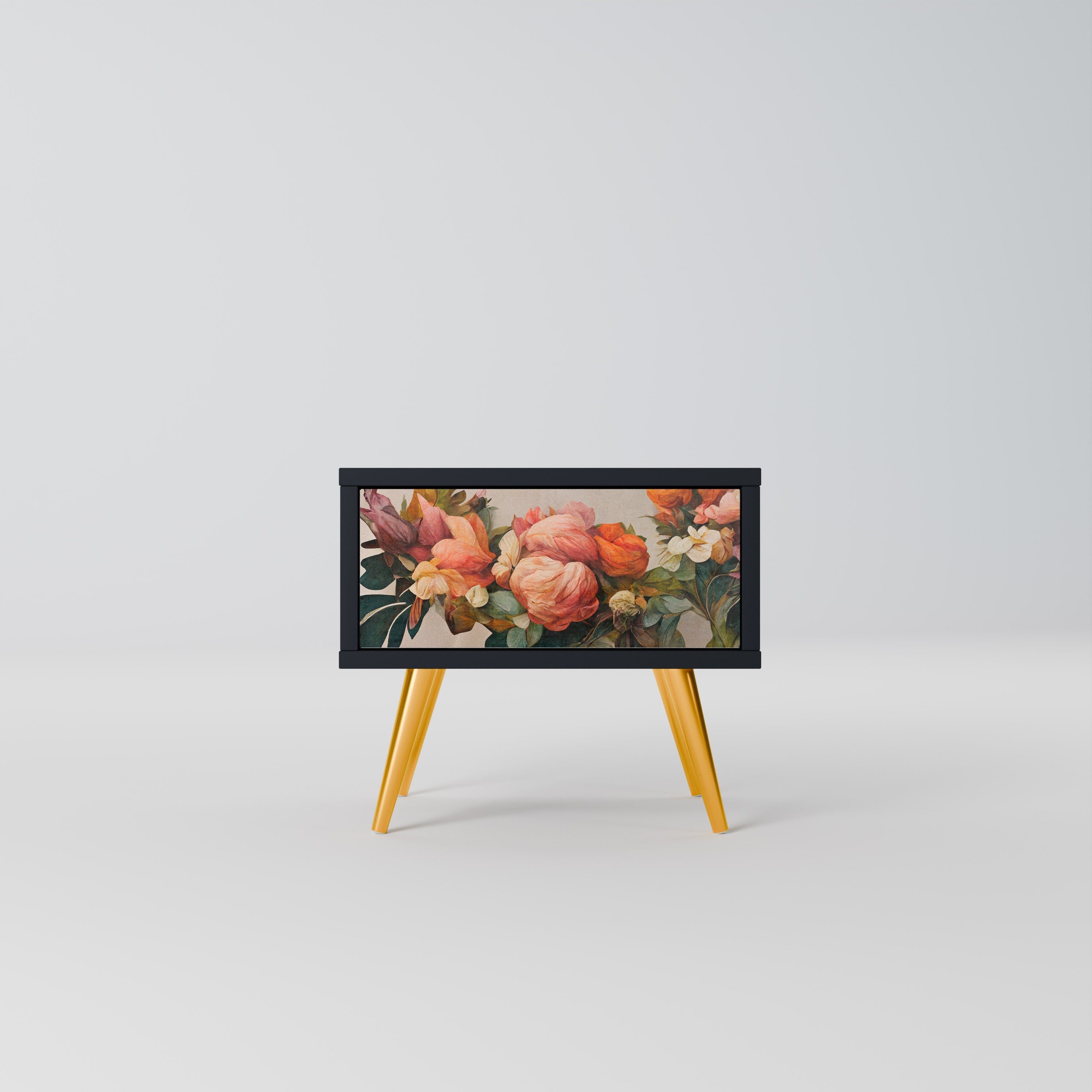 STYLISH BEAUTY Nattduksbord i svart finish