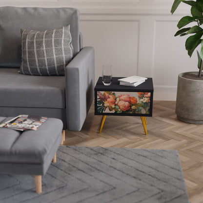 STYLISH BEAUTY Nattduksbord i svart finish