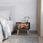 STYLISH BEAUTY Nightstand in Black Finish