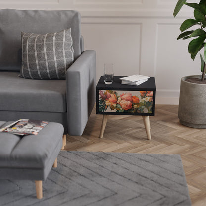 STYLISH BEAUTY Nattduksbord i svart finish