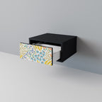 HELLO SPRING Nightstand in Black Finish