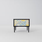 HELLO SPRING Nightstand in Black Finish