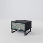 NIGHT LADY Nightstand in Black Finish