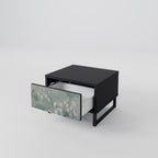 NIGHT LADY Nightstand in Black Finish