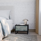 NIGHT LADY Nightstand in Black Finish