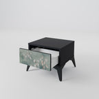 NIGHT LADY Nightstand in Black Finish