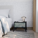 NIGHT LADY Nightstand in Black Finish