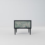 NIGHT LADY Nightstand in Black Finish