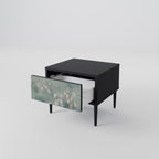 NIGHT LADY Nightstand in Black Finish