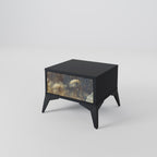 GENTLE POWER Nightstand in Black Finish