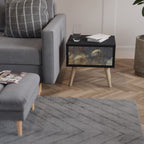 GENTLE POWER Nightstand in Black Finish