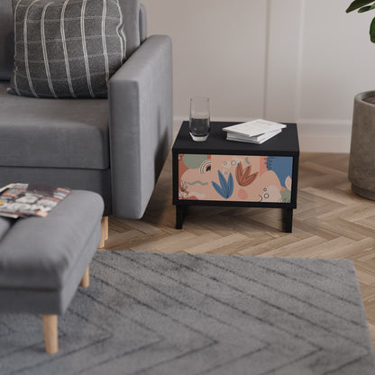 PASTEL DESTINY nattduksbord i svart finish