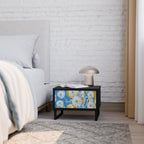 DAISY LUXE Nightstand in Black Finish