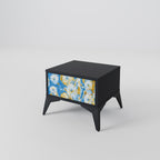 DAISY LUXE Nightstand in Black Finish