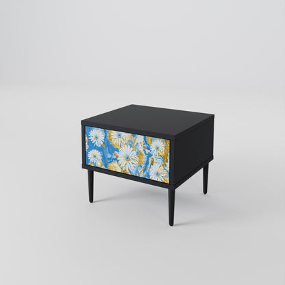 DAISY LUXE nattduksbord i svart finish