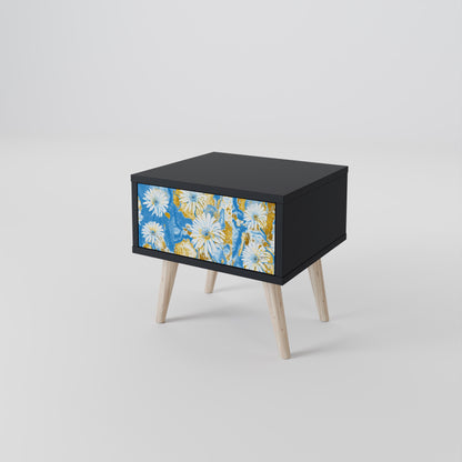 DAISY LUXE nattduksbord i svart finish
