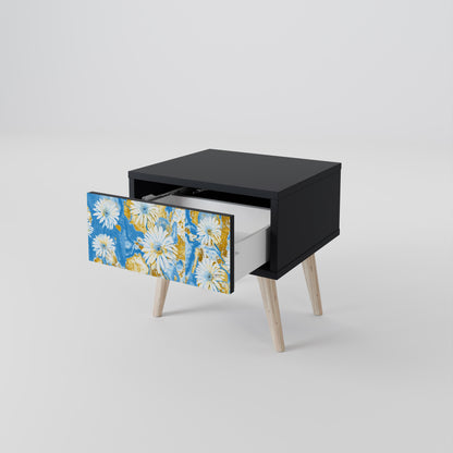 DAISY LUXE nattduksbord i svart finish