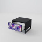 MAGIC NATURE Nightstand in Black Finish