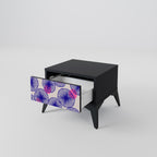 MAGIC NATURE Nightstand in Black Finish