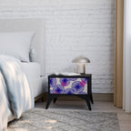 MAGIC NATURE Nightstand in Black Finish