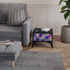 MAGIC NATURE Nightstand in Black Finish