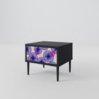 MAGIC NATURE Nightstand in Black Finish