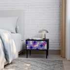 MAGIC NATURE Nightstand in Black Finish